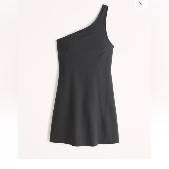 Abercrombie and fitch one shoulder traveler mini dress with shorts size small - Picture 2 of 9